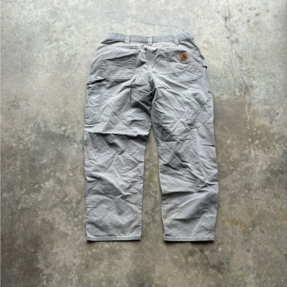 Vintage Grey Carhartt Workwear Utility Cargo Pants